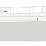 CROSS SECTION SHOWING COURTYARD SLOPE